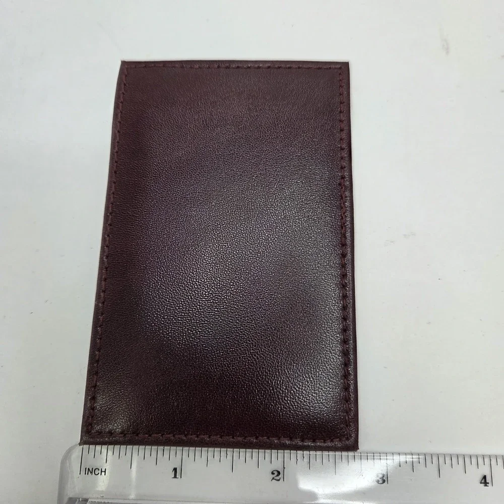 Vintage St‎ Dennis Leather Credit Card Holder Brown 2.75